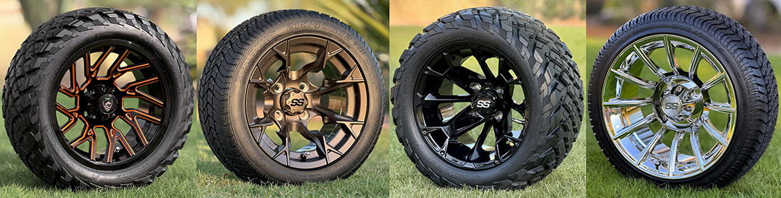 Collage of Best Golf Cart Wheels 2026